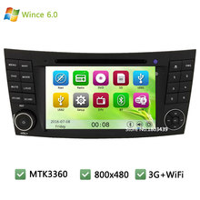 MTK MT3360 Wince 6.0 Car DVD Player Radio Audio Stereo Screen GPS For Benz E Class W211 CLK W209 CLS W219 W463 Support 3G WIFI