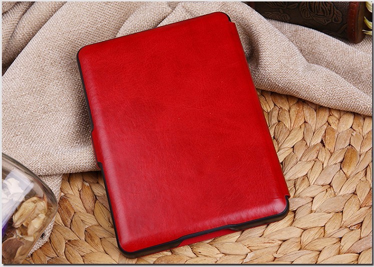 red Mosiso Vintage Book Case For Amazon Kindle Paperwhite Paper White 1 2 3 Covers