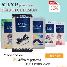 Case For lenovo a536 With view window Original Silicone Flip Cartoon Pu Leather Cover for lenovo