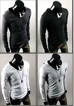 New 2015 Fashion Long Sleeve Men T-shirt Slim Fit O-neck Casual Men’s Clothing Plus Size Mens Sports Hooded Shirts Tops