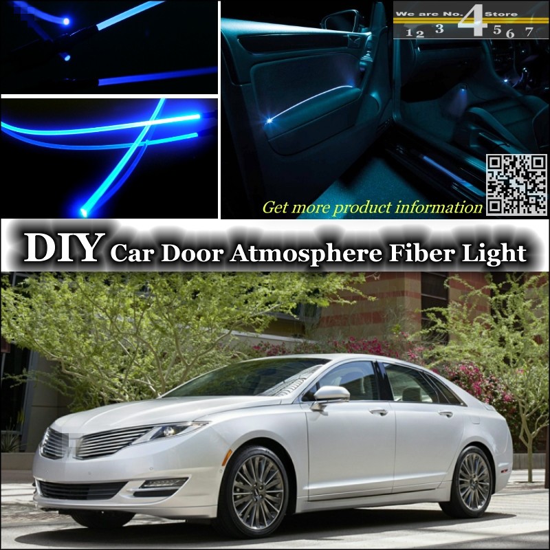 For Lincoln Mkz Interior Ambient Light Tuning Atmosphere Fiber Optic Band Lights Inside Door Panel Illumination Not El Light