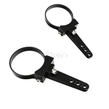High quality billet aluminum 3 BULLBAR MOUNTING BRACKET CLAMP LIGHT BAR RIGID HID ARB TJM MOUNT