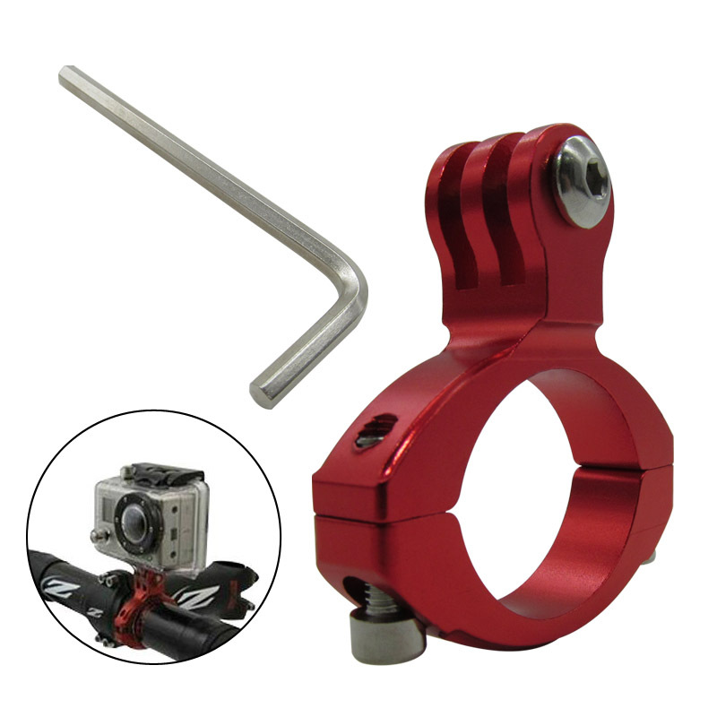 Gopro Accessories Aluminum Bike Bicycle Handlebar Mount Clamp Holder Adapter for Sport Action Cameras for Gopro Hero 2 3/3+ 4