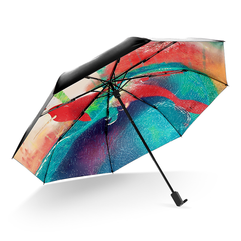 Movie Big Fish Begonia Printing Women Lady Rain And Sun