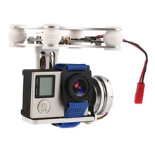 High Quality FPV 2 Axis Brushless Gimbal With Controller For DJI Phantom GoPro Cheerson CX-20 Freeshipping