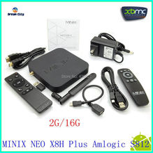 MINIX NEO X8-H Plus Amlogic S812 Quad-Core Android 4.4 Google TV box 2GB 16GB 4K H.265 XBMC IPTV Smart MINI PC