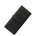 High Quality Knitting Purse Women Fashion Large Capacity Bi fold Long Wallet Designer Woven Pattern Buckle