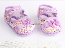 2015 Girls flower print baby toddler shoes 11cm 12cm 13cm spring autumn children footwear first