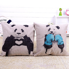 Artsy Panda Cushion Cover