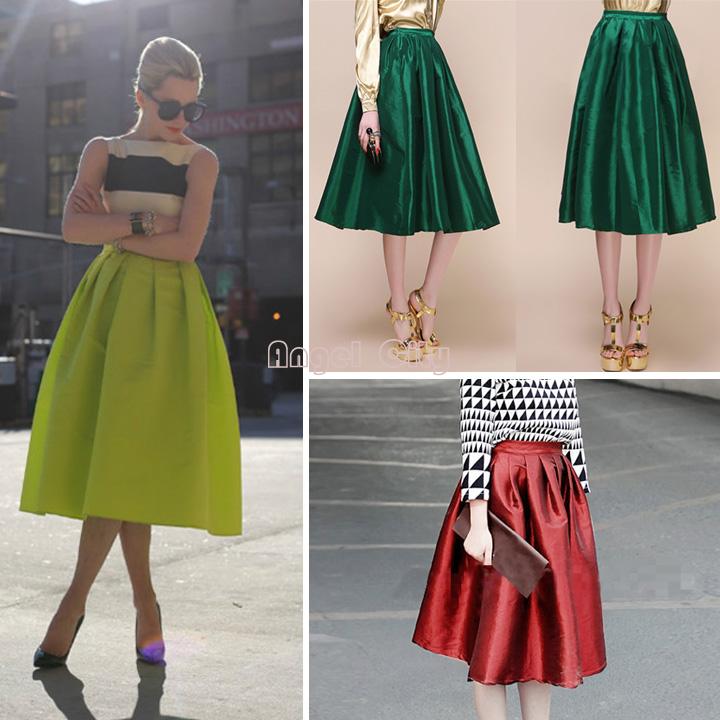 Vintage High Waisted Skirts 16