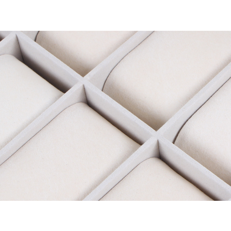 Customize Beige Velvet Watch Case Box Winder Display Cushion