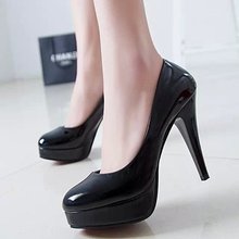 10cm women’s ultra high heels shoes platform shoes red thin heels female wedding shoes Pumps