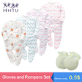 HHTU Baby Rompers Sets New Newborn Baby Boys Girls Romper Clothes Long Sleeve Infant Product Cotton