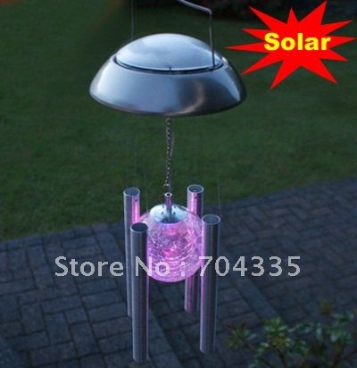Solar power Hanging Color Changing Wind Chime Light Lamp Garden Solar power Hanging Color Changing Wind Chime Light Lamp Garden