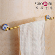 Write to do a thousand Chinese showell new classical European bathroom hardware single towel bar 8306