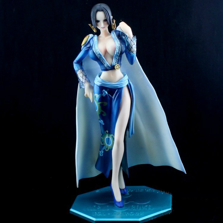 One Piece P.O.P Portrait of Pirates Boa Hancock 25CM Blue Ver. Sexy New In Box Action Figures PVC Anime Collection Toys