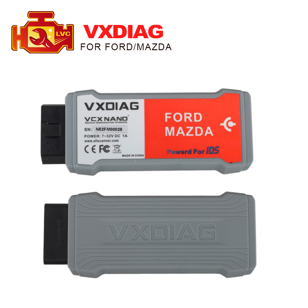 2016 100%   VXDIAG VCX NANO   Mazda 2  1  IDS V95  ,  VCM II   DHL  