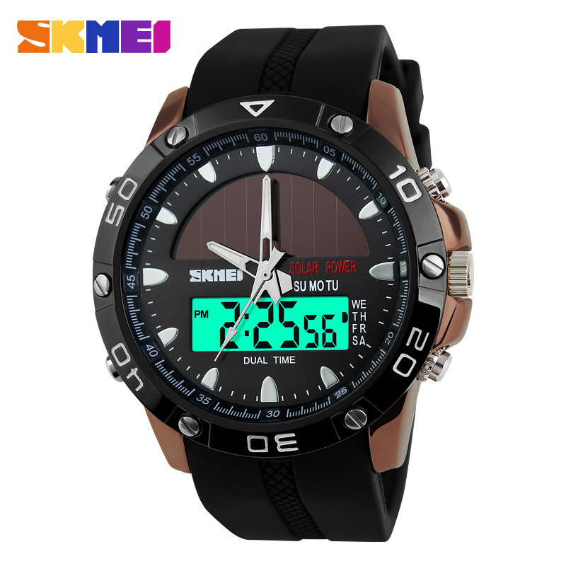 2016 New Solar Energy Watch Men's Digital Sports LED Watches Men Solar Power Dual Time Sports Digital Watch Men Military Watches 2016 New Solar Energy Watch Men's Digital Sports LED Watches Men Solar Power Dual Time Sports Digital Watch Men Military Watches