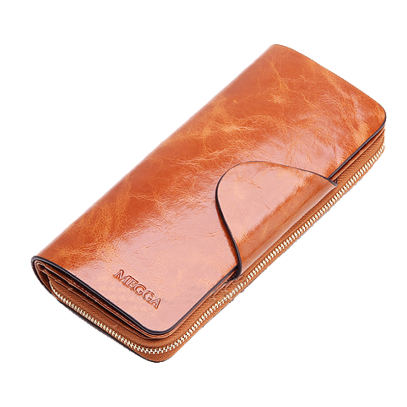 2014 first layer of cowhide female wallet zipper genuine leather long design lovers wallet men and women wallet cowhide mobile