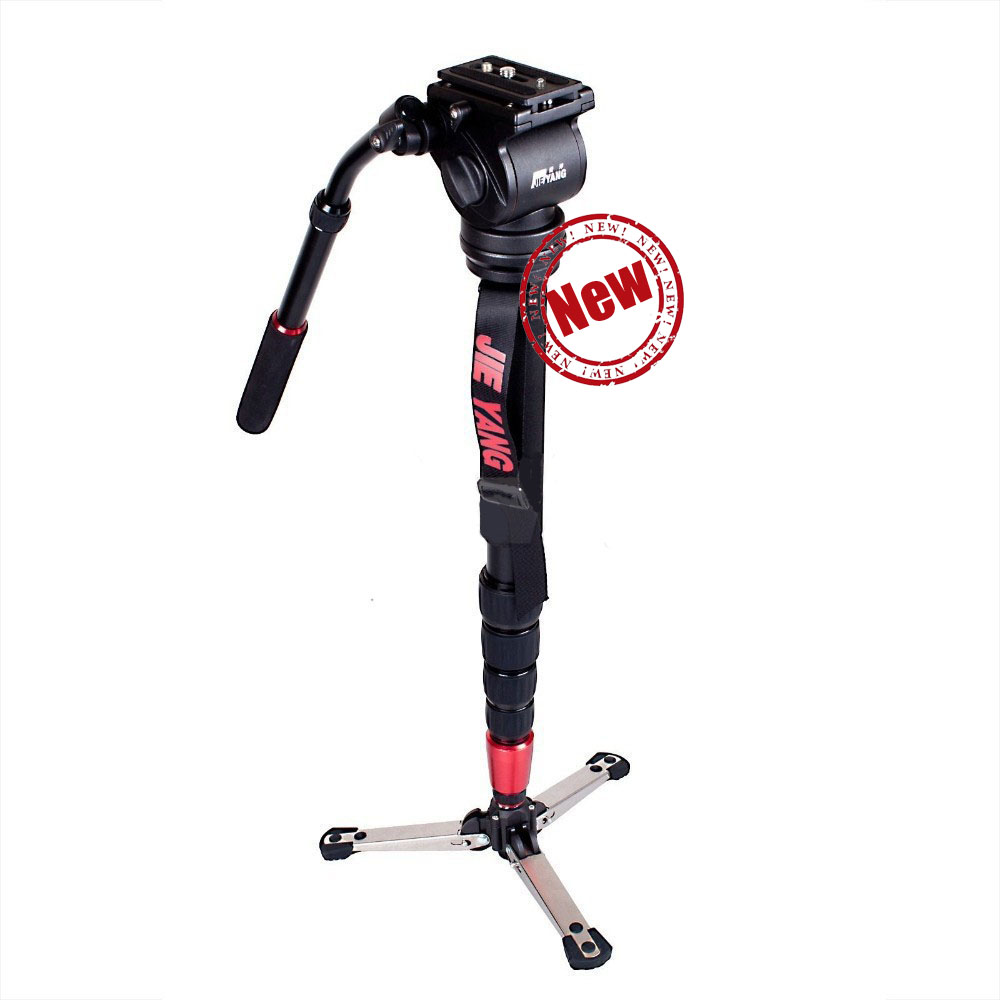 JIEYANG JY-0506 Aluminum Professional Monopod Video tripod for camera with Tripods Head Carry Bag Free Shipping JY0506