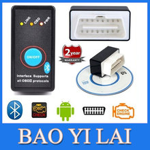 Super Mini Bluetooth ELM327 ELM 327 OBD2 obd ii CAN-BUS Diagnostic Car Scanner Tool with Switch Works on Symbian Windows