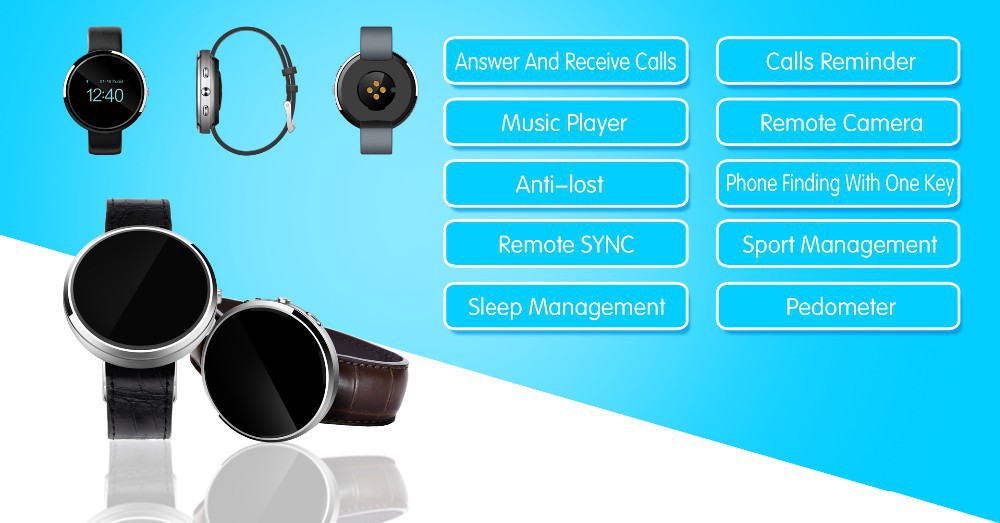 שעון Smart Watch D360 מעוצב ומתקדם דגם D360 - אלקטרוניקה
