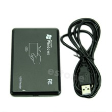 Free Shipping USB RFID Contactless Proximity Sensor Smart ID Card Reader 125Khz EM4100 Window7