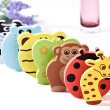 Child kids Baby Animal Cartoon Jammers Stop Door stopper holder lock Safety Guard Finger Protect 7colors