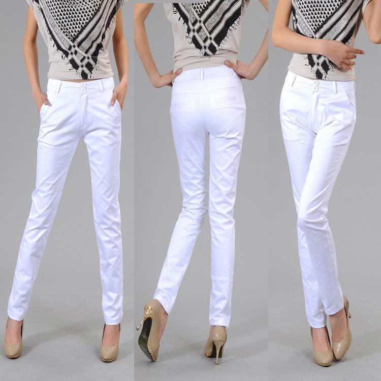 white wool pants ladies