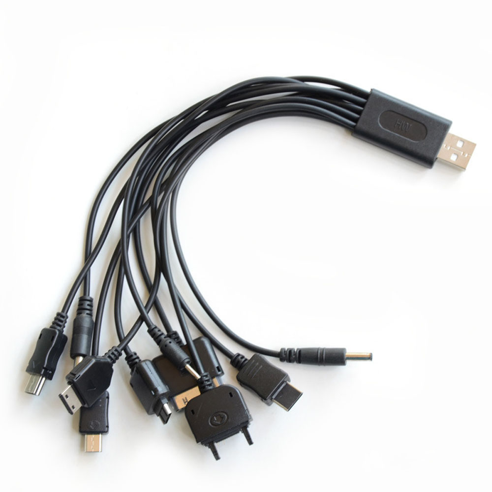 Generic Elistooop 10 in 1 Charger USB Cable for iPod Motorola Nokia Samsung for LG Sony Ericsson K750 Consumer Electronics