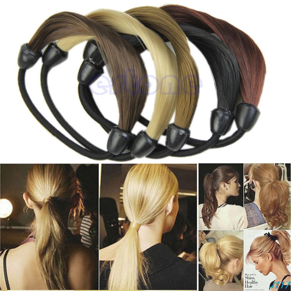 Fashion Korean Wig Hair Ponytail Holders Plaits Hair Twist Rubber Band Headband J117