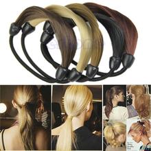 Fashion Korean Wig Hair Ponytail Holders Plaits Hair Twist Rubber Band Headband J117