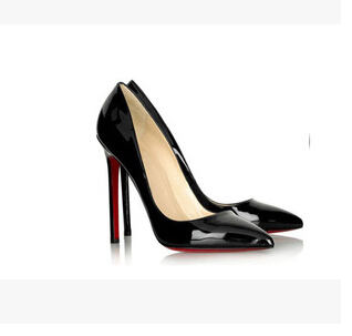 Women Pumps Sexy Red Bottom Pointed Toe High Heels Shoes Woman 2015 Brand New Design Wedding