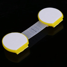 5pcs set baby Child Kids Drawer Cabinet Lock Short Style Safety Lock Yellow 2015 Clearance Sale