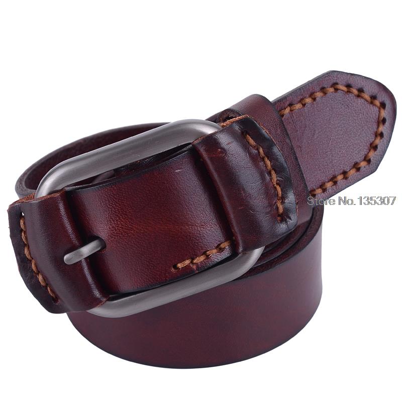 2015 New Fashion Genuine leather belt men Luxury belts male Wide men&#39;s straps for jeans High ...