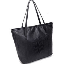 2015 vintage large snake pattern women handbag fashion new crossbody bag zipper tote bag shopping bag