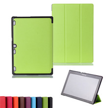 PU Leather Stand Cover Case for Lenovo Tab 2 A10-70 A10-70L A10-70F A10 70 10.1″ Tablet + 2 Pcs Screen Protector Free Shipping