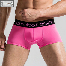 Cheap new 2015 Mr spring summer Explosion 100% cotton model authentic imported milk silk U convex Men’s boxers special wholesale