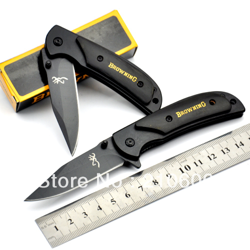Free Shipping OEM Browning Knife 338 Small Folding Pocket Knife 440C 58HRC Camping Knife Hunting Outdoor