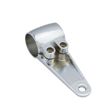 Motorcycle Polished Universal Side Mount Headlight Brackets For Harley Bobber Custom Cafe Racer