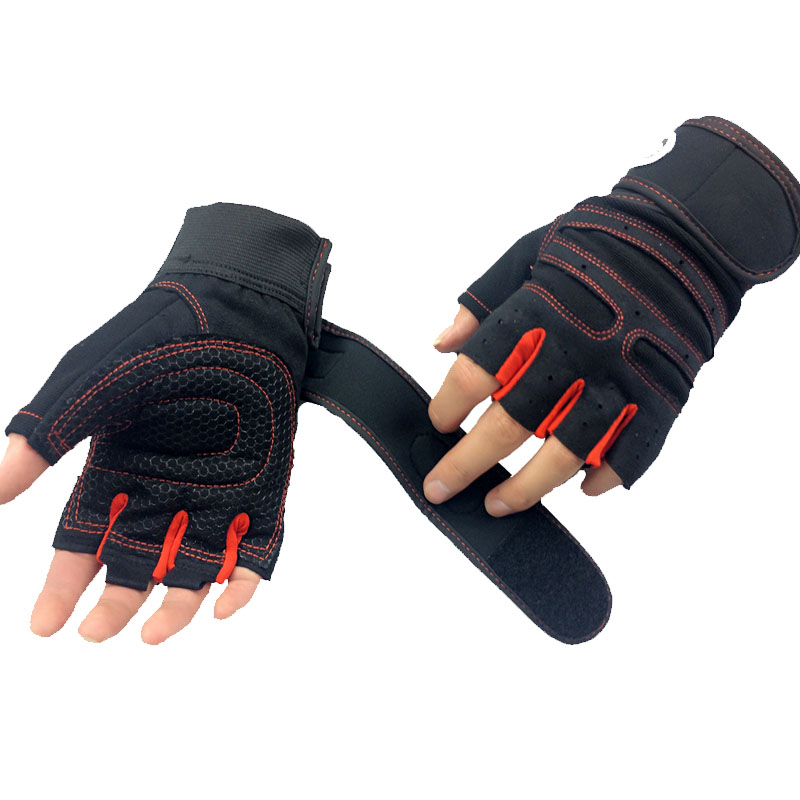 Strong Gym Fitness Gloves Power Luvas Fitness Academia Anti skid Guantes Protective Crossfit Gym Gloves Weight