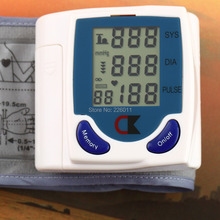 1 PCS Digital LCD Wrist Cuff Arm Blood Pressure Monitor Heart Beat Meter Machine Hot!