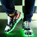 2016 hot fashion Led shoes for adults women casual shoes Led light shoes USB led luminous