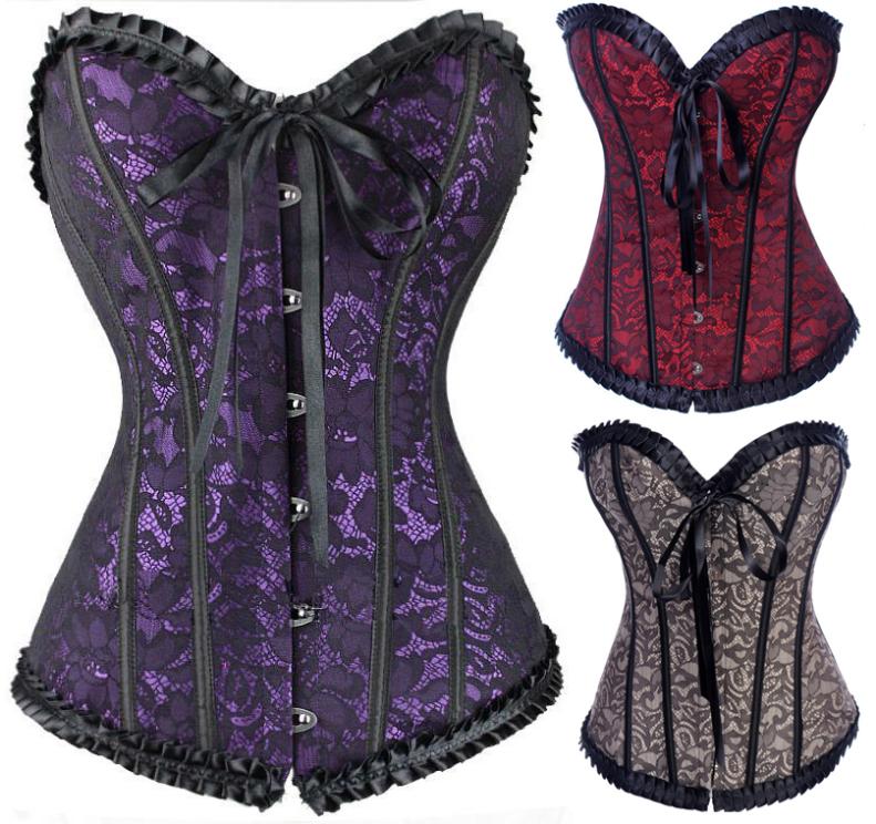 Waist Training Corsets gothic corpete corselet waist cincher espartilho