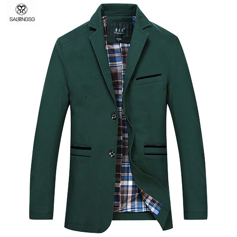 men\'s business blazers green 