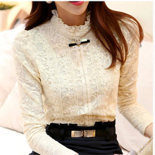 New 2014 Hot women tops Women Clothing fashion Blusas Femininas Blouses & Shirts Fleece Women Crochet Blouse Lace Shirt 999
