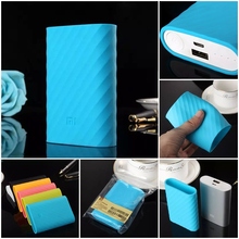 New arrival For Xiaomi 10000 mAh Power Bank Case Skin Original High Quality Soft Silicone Rubber Protective Cover Wholesale