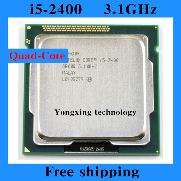 Core i5 2400 3 1GHz 6M SL00Q Quad Core Four threads desktop processors Computer CPU Socket