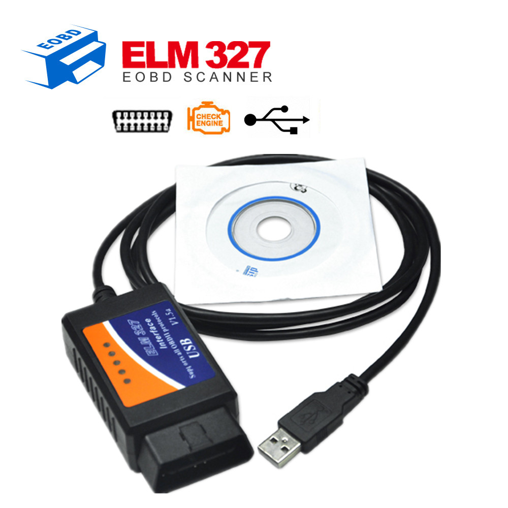 Obdii  elm327 USB     elm 327  V2.1 