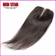 Brazilian Straight Virgin Hair Human Hair Weave 3 Bundles With Lace Closure Hair Weft With Closure